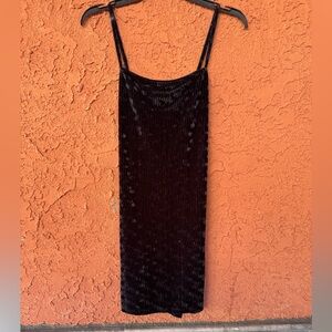 🌸$10 🌸Black Velvet Strappy Dress